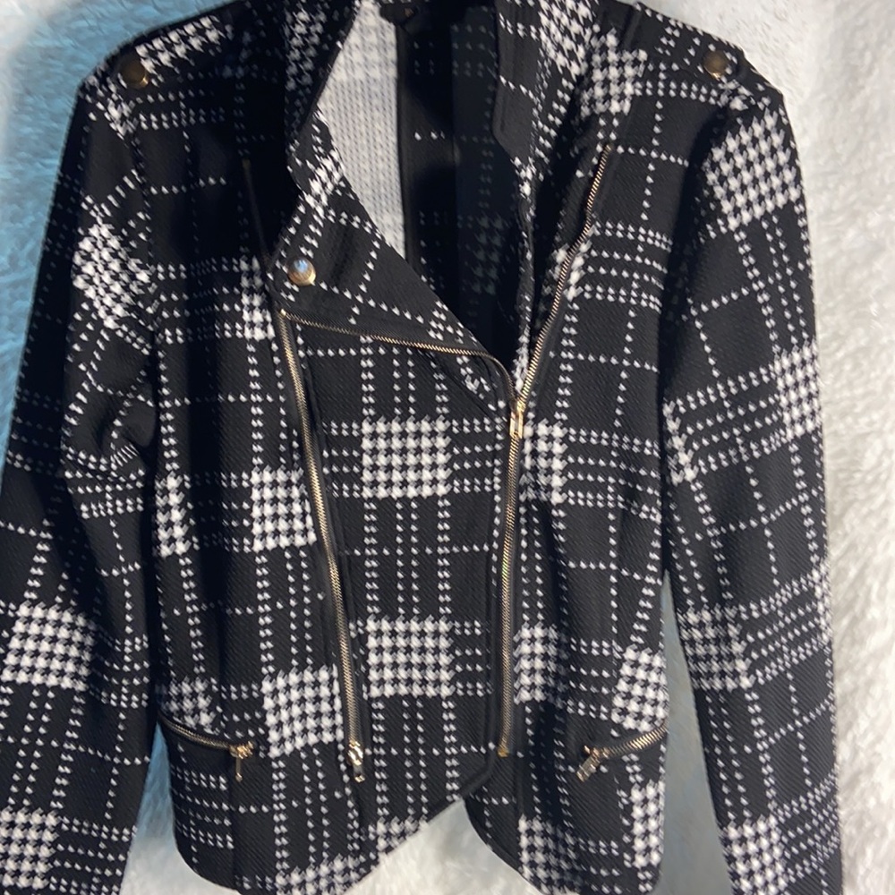More Black Checked Jacket - image 2